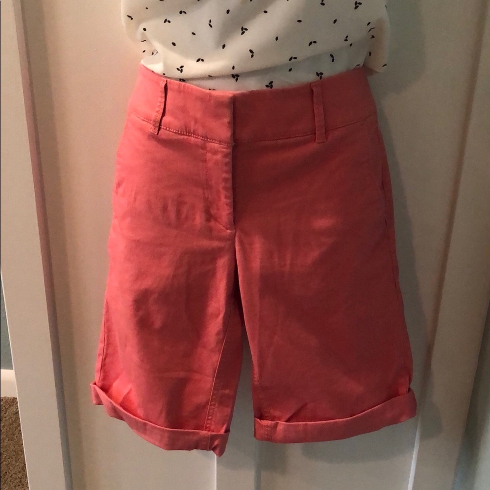 LOFT Bermuda Roll Shorts NWT